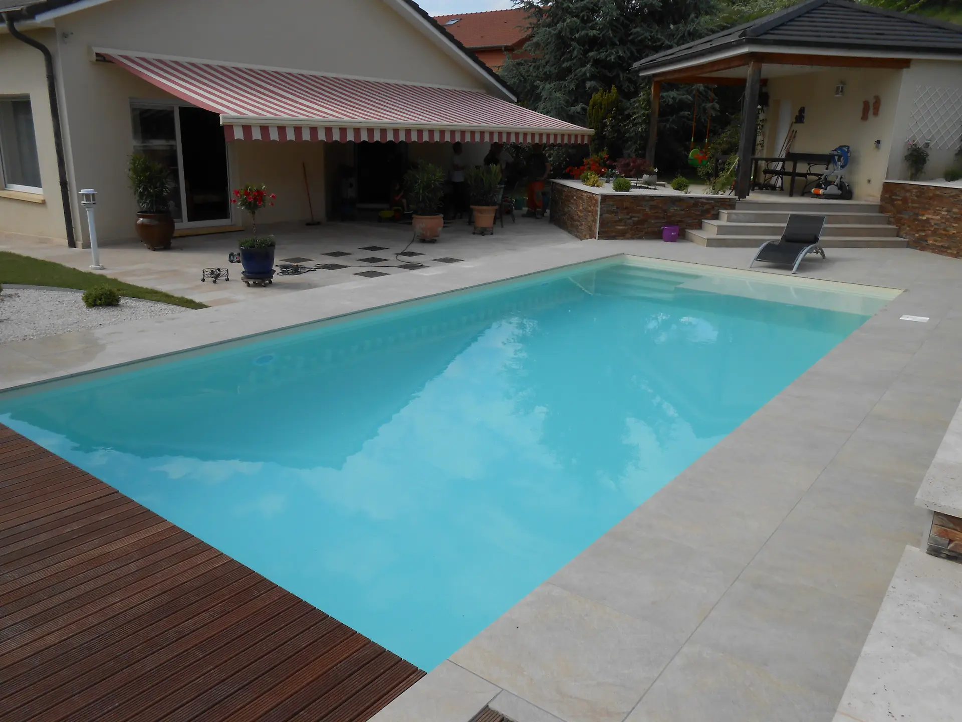 piscine creusé metz liner